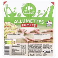 Carrefour classic allumettes fumées 2x100g
