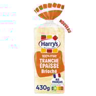 Harrys 100% mie brioché 15 tranches épaisses 430g