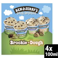 Ben & Jerry's 4 mini pots brookie-dough cool-lection 300g