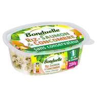 Bonduelle riz concombres saumon sauce citronnée 280g