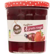 Carrefour original confiture 4 fruits rouge - 370g