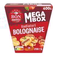 Carrefour bon appetit méga box radiatori bolognaise 400g