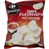 Carrefour sensation chips à la crevette 75g