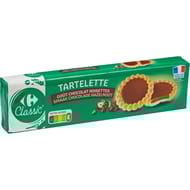 Carrefour classic' biscuits tartelettes choco noisettes 150g