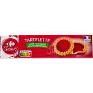 Carrefour classic' tartelettes goût framboise 150g