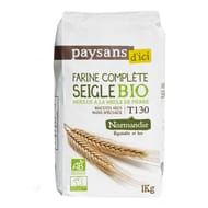 Paysans d'ici farine de seigle complète T130 bio 1kg