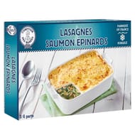 Comptoir des marées lasagnes saumon épinards 900g