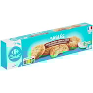 Carrefour classic' biscuits pur beurre coeur noix de coco 100g