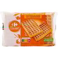Carrefour classic' gaufres poudrées au sucre x6 260g