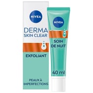 Nivea visage derma skin clear soin exfoliant quotidien nuit 40ml