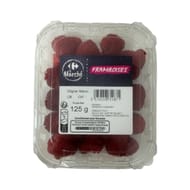 Framboise barquette 125g carrefour le marché