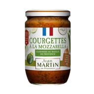 Jean martin courgettes à la mozarella 600g