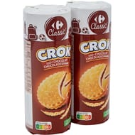 Carrefour classic' biscuits goût chocolat 2x300g