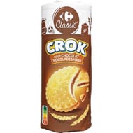 Carrefour classic' biscuits crok goût chocolat 300g