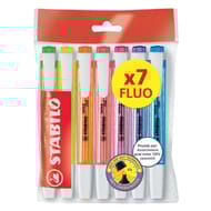 Ecopack 7 surligneurs stabilo swing cool fluo