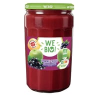 We bio compote pomme cassis bio sans sucre ajouté 630g
