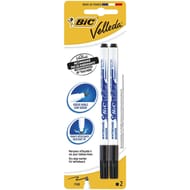 Bic 2 feutres velleda 1721 noir pointe fine