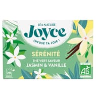 Joyce thé vert saveur jasmin et vanille bio 30g