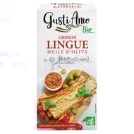 Gusti amo bio gressin lingue huile d'olive bio 120g