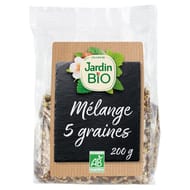 Jardin bio mélange 5 graines bio 200g