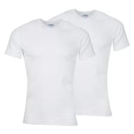 Lot de 2 tee-shirts col V manches courtes homme coton bio Athena 950 BLANC/BLANC T6