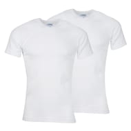 Lot de 2 tee-shirts col V manches courtes homme coton bio Athena 950 BLANC/BLANC T4