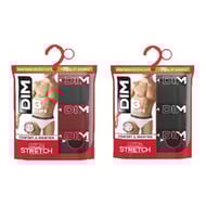 Lot de 3 slips homme ligne Coton Stretch Dim NOIR  - 0HZ T7