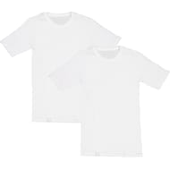 Lot de 2 tee shirts manches courtes col ras du cou homme Influx basic BLANC T3