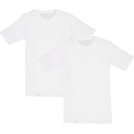 Lot de 2 tee shirts manches courtes col ras du cou homme Influx basic BLANC T7