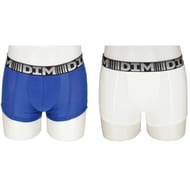 Lot de 2 boxers homme 3D Flex Air Dim AA2 BLEU ACIER/BLANC T6
