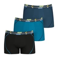Lot de 3 boxers Training homme Athena 2310 NOIR/LAC/CROISI T6
