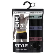 Lot de 3 boxers homme ligne Mix and Colors Dim ATL NR F/NR C /NR R T6