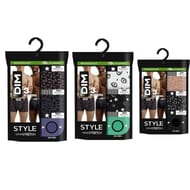 Lot de 3 boxers homme vibes Dim AKC NUAGE BL/NOIR/COTILLON T6