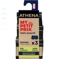 Lot de 3 boxers homme My petit prix Athena 2400 NOIR T3