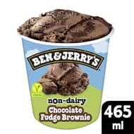 Ben & Jerry's crème glacée non dairy chocolat fudge brownie pot 465ml 387g