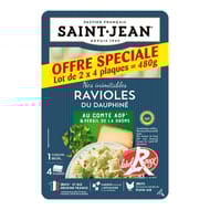 Saint jean ravioles du dauphiné label rouge lot de 2 x 240g
