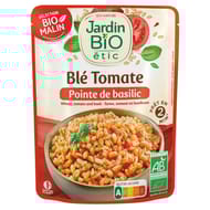 Jardin bio étic blé tomate pointe de basilic bio 220g