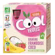 Vitabio compote à boire coco banane framboise sans sucres ajoutés bio