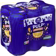 Carrefour classic' pulp' orange 6x33cl