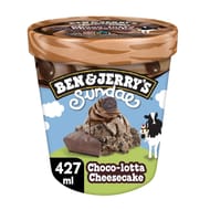 Ben & jerry's sundae choco-lotta cheesecake 427ml - 345g