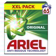 Ariel lessive poudre dissolution rapide 65 lavages original 3.575kg