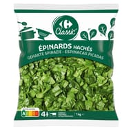 Carrefour classic' épinards hachés 1kg
