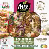 Mix buffet pizza del gusto poulet kebab 380g