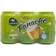 Carrefour sensation panaché 6x33cl