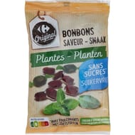 Carrefour original bonbons saveur plantes sans sucres - 150g