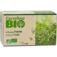 Carrefour bio infusion thym bio x20 sachets - 24g