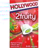 Hollywood 2fruity strawberry lime 3x22g - 66g