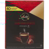 Carrefour sélection café capsules compatibles nespresso espresso forte Intensité 9 x40 - 208g