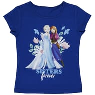 Tee shirt manches courtes frozen fille BLEU FROZEN 6 ANS