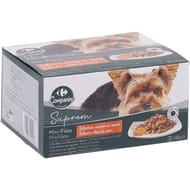 Carrefour companino pâtée chien adulte au boeuf, au poulet, au veau & lapin - 1200g